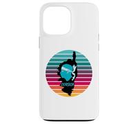 Custodia per iPhone 13 Pro Max Corsica Isola Francia con testa pirata Corsica