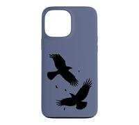 Custodia per iPhone 13 Pro Max Corvo Famiglia Wind-Borne Tranquillo