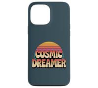 Custodia per iPhone 13 Pro Max Cosmic Dreamer Retro Tramonto Logo Stile Vintage