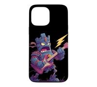 Custodia per iPhone 13 Pro Max Costume da cavaliere medievale a dondolo con chitarra