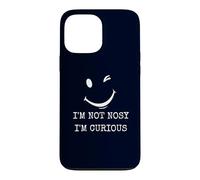 Custodia per iPhone 13 Pro Max Costume da scherzo umoristico con sarcasmo, non sono un ficcanaso