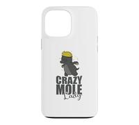 Custodia per iPhone 13 Pro Max Crazy Mole Lady Animal Tumulo