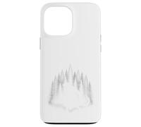Custodia per iPhone 13 Pro Max Creatura della foresta di rettili che cammina attraverso il criptide della foresta bianca