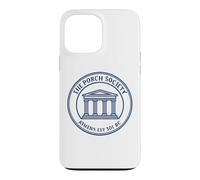 Custodia per iPhone 13 Pro Max Cresta di filosofia greca antica Atene Portico Società