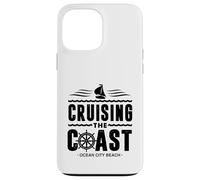 Custodia per iPhone 13 Pro Max Crociera sulla costa Ocean City Beach Maryland Barca a vela