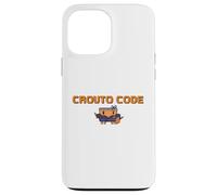Custodia per iPhone 13 Pro Max CROUTO CODE AI Strumento Illustrazione AI Agente Esecutivo Binario Stile Hacker Dot Painting G PT