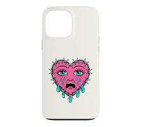 Custodia per iPhone 13 Pro Max Crying Heart Tattoo - Traditional Old School Tattooed Inked
