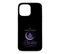 Custodia per iPhone 13 Pro Max Crystal Moon Sacerdotessa Mistica Fase Lunare Strega Estetica