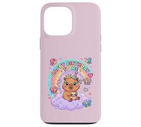 Custodia per iPhone 13 Pro Max Cute Baby Capybara Birthday Cappy Birthday to Me Girls