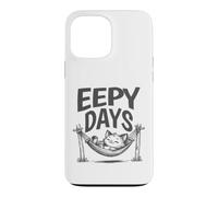 Custodia per iPhone 13 Pro Max Cute Eepy Days Cat Sleeping kitty Women Girl Sleepy Cat Meme