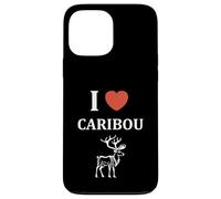 Custodia per iPhone 13 Pro Max Cute Funny caribous animals little simple i love caribou