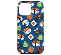 Custodia per iPhone 13 Pro Max Cute Kawaii Kids Womens Girls Cartoon Pattern Sushi Lover