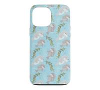 Custodia per iPhone 13 Pro Max Cute Womens Girls Kids Pattern Baby Manatee Lover