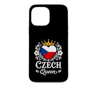 Custodia per iPhone 13 Pro Max Czech Queen Czech Republic Flag Proud Czech Woman
