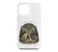 Custodia per iPhone 13 Pro Max Da qualche parte nel design della foresta lunare del falò