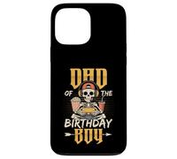 Custodia per iPhone 13 Pro Max Dad Of The Birthday Boy Skeleton Gamer Matching Birthday