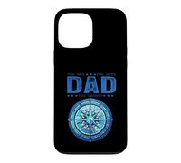 Custodia per iPhone 13 Pro Max Dad The Man Myth Legend Cool Nautical Compass Festa del papà