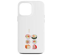 Custodia per iPhone 13 Pro Max Dai un'occhiata a My Six Pack Funny Japanese Sushi Abbigliamento