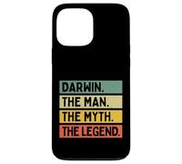 Custodia per iPhone 13 Pro Max Darwin The Man The Myth The Legend Citazione personalizzata divertente