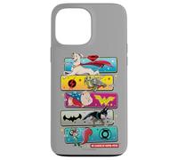 Custodia per iPhone 13 Pro Max DC League of Super-Pets Krypto, Merton, PB, Ace and Chip