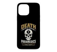 Custodia per iPhone 13 Pro Max Death Smiles Paramedic EMS Dark Humor Primo soccorritore