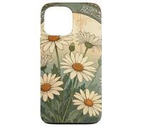 Custodia per iPhone 13 Pro Max Decorativo Daisy Bloom Art Nouveau Botanical