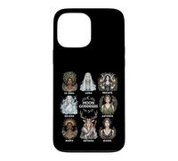 Custodia per iPhone 13 Pro Max Dee della Luna Strega Pagana Divina Femminile Arte