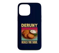 Custodia per iPhone 13 Pro Max Deruny guarisce l'anima divertente frittella di patate ucraino cibo