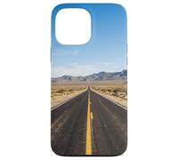 Custodia per iPhone 13 Pro Max Desert Highway Lungo Rettilineo Strada Vasto Paesaggio