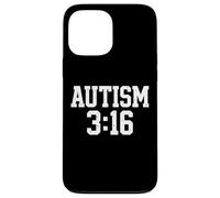 Custodia per iPhone 13 Pro Max Design Tipografico Accettazione Autismo