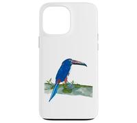 Custodia per iPhone 13 Pro Max Design uccellino blu tucano per ornitologo