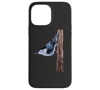 Custodia per iPhone 13 Pro Max Design uccellino picchio muratore dal petto bianco