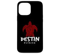 Custodia per iPhone 13 Pro Max Destin Florida Design a forma di tartaruga marina Destin FL