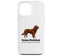 Custodia per iPhone 13 Pro Max Deutscher Wachtelhund Dog Bold Humor e Spaniel Sass