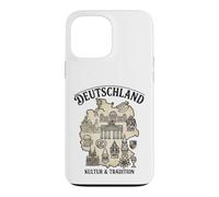 Custodia per iPhone 13 Pro Max Deutschland Mappa Architettura Cultura Tradizione Emblema