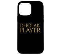 Custodia per iPhone 13 Pro Max Dholak Player - Strumento ritmico oscuro musicista Dholak