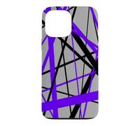 Custodia per iPhone 13 Pro Max Diagonal Dynamics Lilla-Viola e Nero