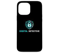 Custodia per iPhone 13 Pro Max Digital Detective Cybersecurity IT Specialist Analista Tech