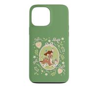 Custodia per iPhone 13 Pro Max Disney Bambi Spring Forest Enchantment Floral Coquette Style