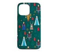 Custodia per iPhone 13 Pro Max Disney Frozen Holiday Nutcrackers Scandinavian Christmas