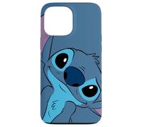 Custodia per iPhone 13 Pro Max Disney Lilo and Stitch - Cucitura a punto carino, colore: grigio ard