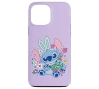 Custodia per iPhone 13 Pro Max Disney Lilo & Stitch Cute Easter Bunny Stitch and Scrump
