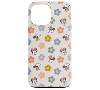 Custodia per iPhone 13 Pro Max Disney Minnie Mouse Springtime Fiori e Happy Smiles