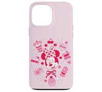 Custodia per iPhone 13 Pro Max Disney Minnie Mouse Sweet Treats & Cherries Pink Coquette