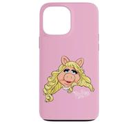 Custodia per iPhone 13 Pro Max Disney The Muppets Miss Piggy Big Face