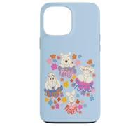Custodia per iPhone 13 Pro Max Disney Winnie the Pooh Spring Easter Friendly Flower Faces