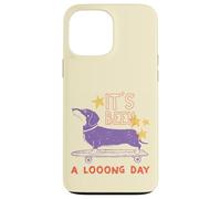 Custodia per iPhone 13 Pro Max Divertente Citazione Cane Skateboard Dopo Una LUNGA Giornata