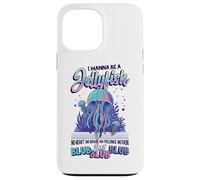 Custodia per iPhone 13 Pro Max Divertente creatura del mare dell'oceano amante delle meduse