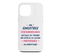 Custodia per iPhone 13 Pro Max Divertente Educatrice donna Collega Straordinaria Educatrice