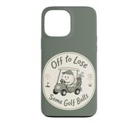Custodia per iPhone 13 Pro Max Divertente golf cart golfista Fore Fun alcune palline da golf